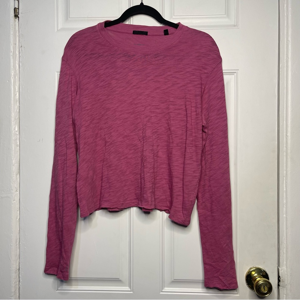 ATM ‎ Anthony Thomas Melillo Long Sleeve Crew Neck Tee Size M